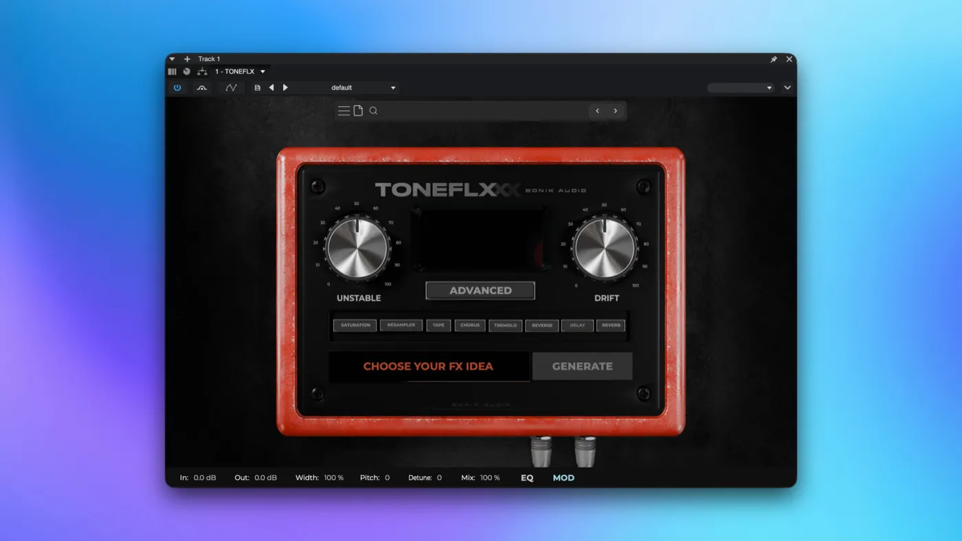 Sonix Audio TONEFLX screenshot