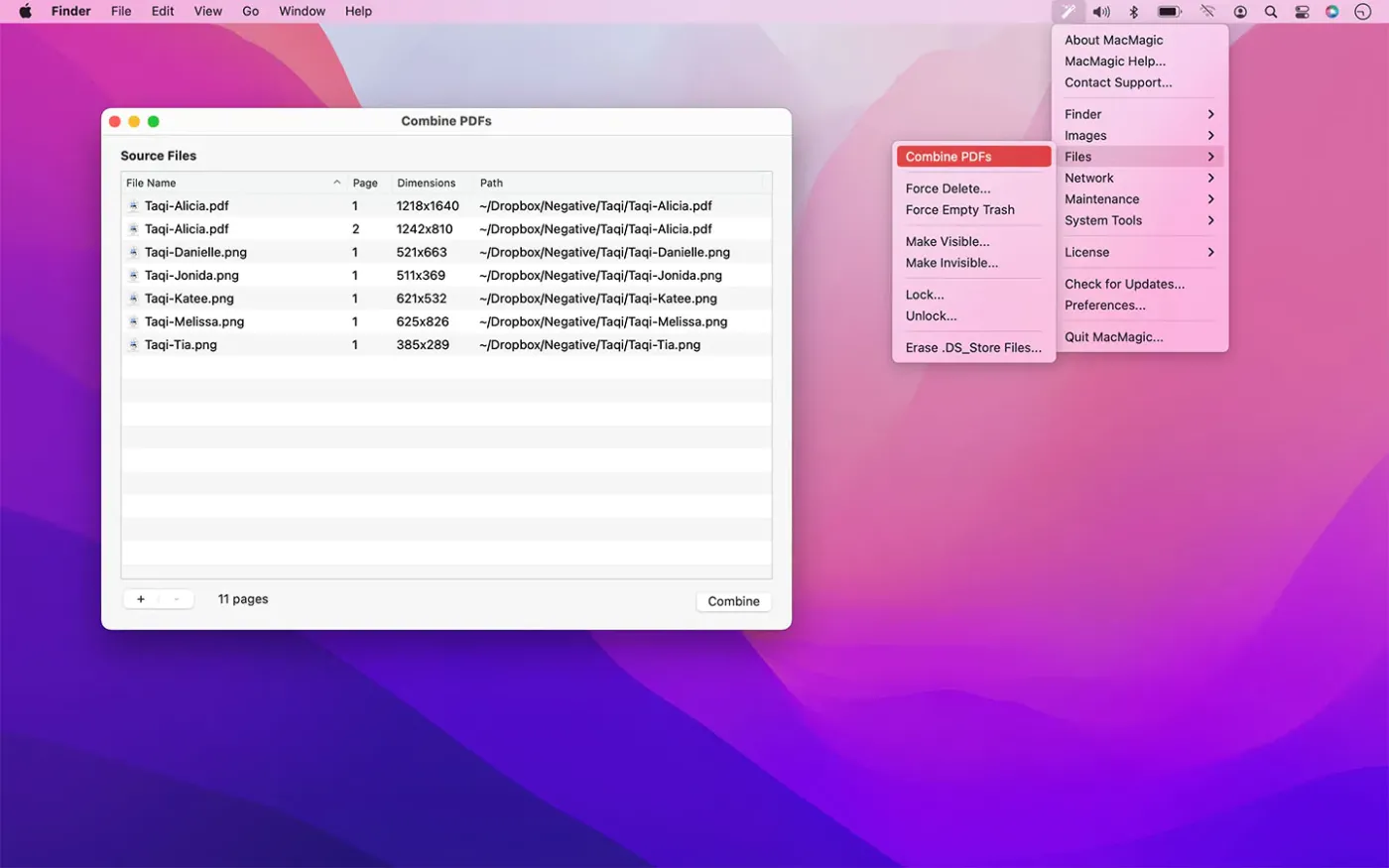 MacMagic screenshot