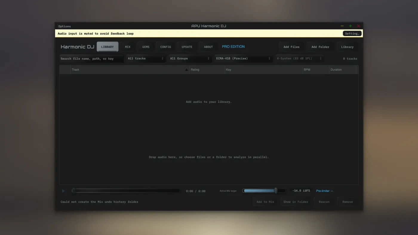 APU Software APU Harmonic DJ screenshot