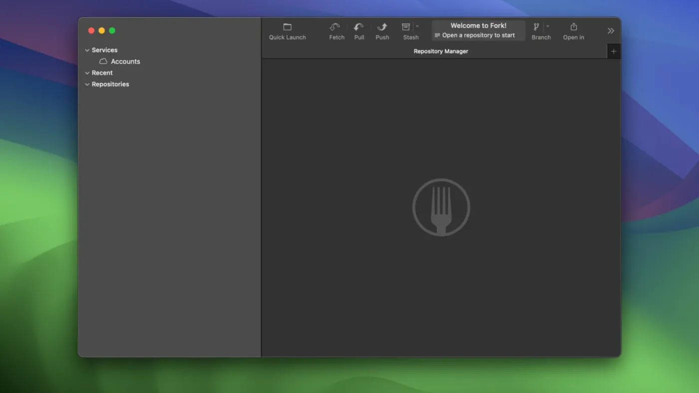 Fork screenshot