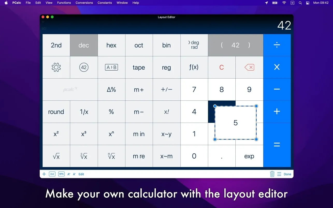 PCalc screenshot