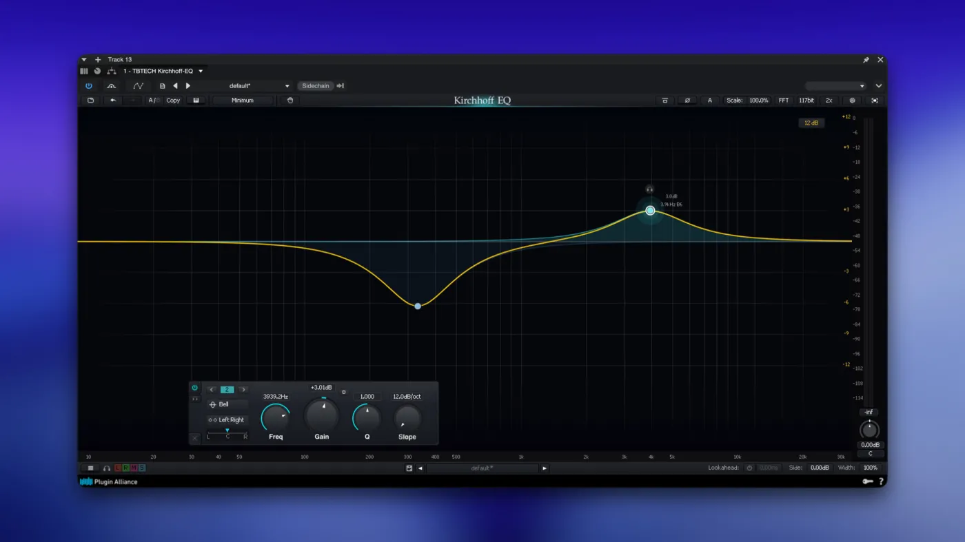 Plugin Alliance TBTECH Kirchhoff-EQ screenshot