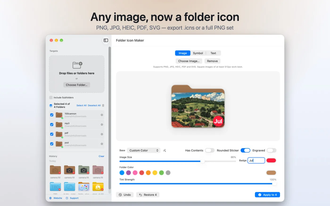 Folder Icon Maker screenshot