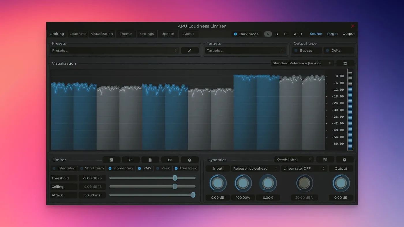 APU Software Loudness Limiter screenshot