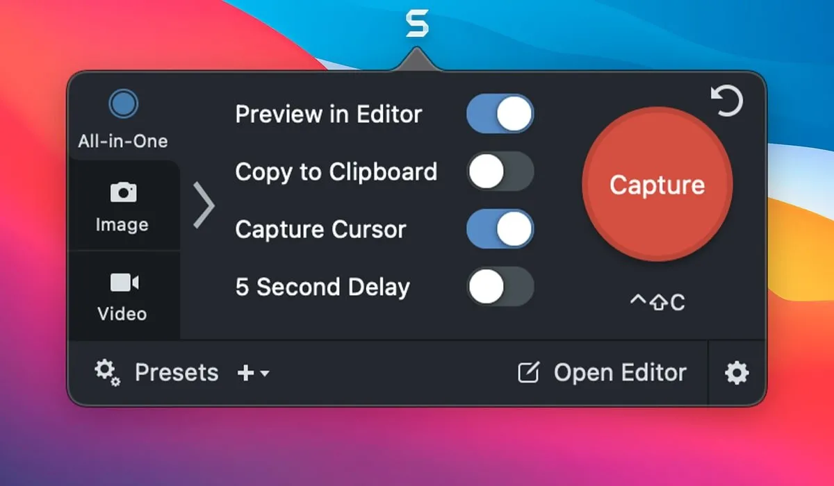 Snagit screenshot