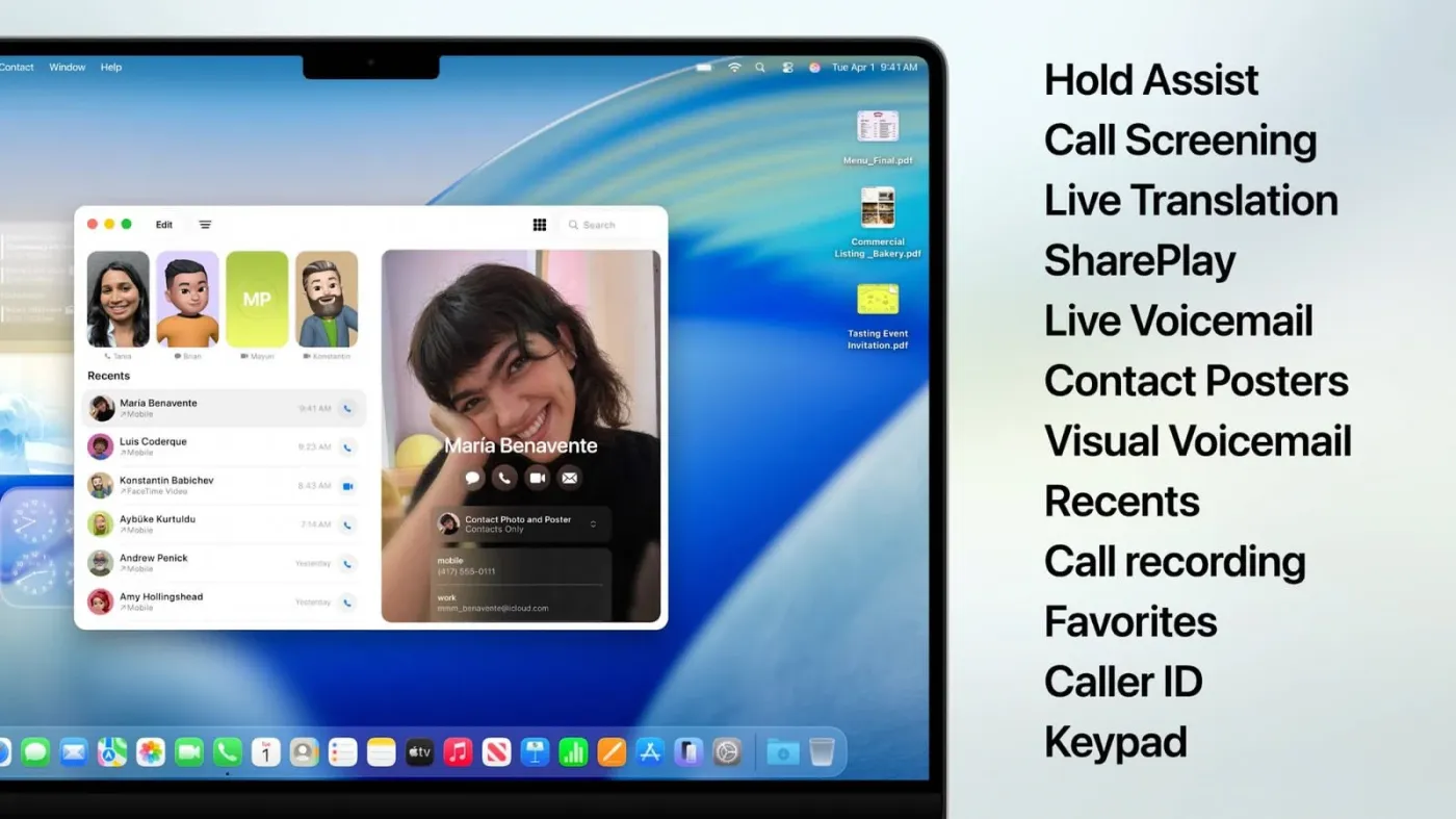 macOS Tahoe screenshot