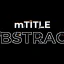 motionVFX mTitle Abstract icon